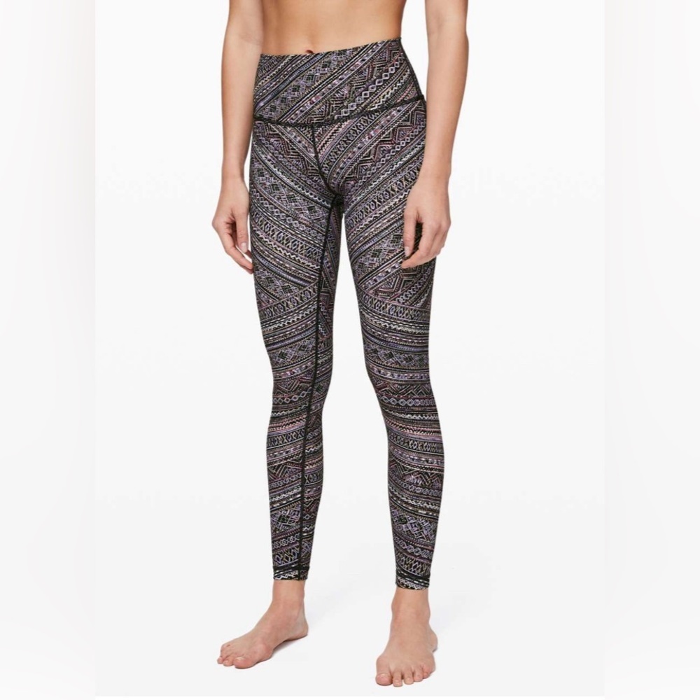 Lululemon Wunder Under Hugh Rise Tight *Engineered Full on Luxtreme 28” Tribal
